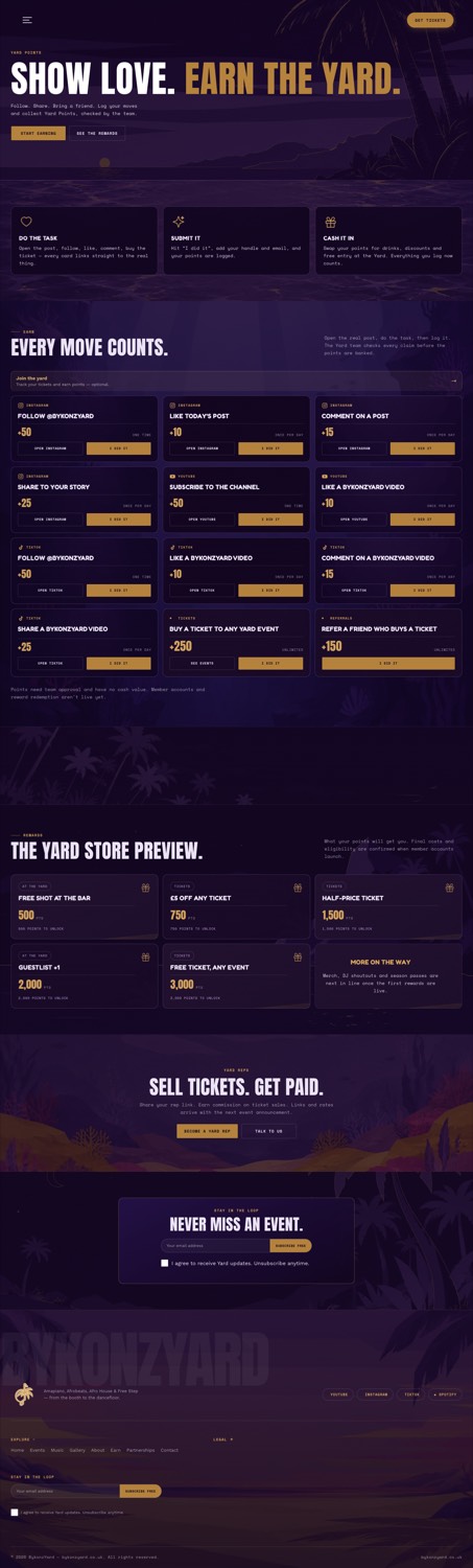Points & accounts