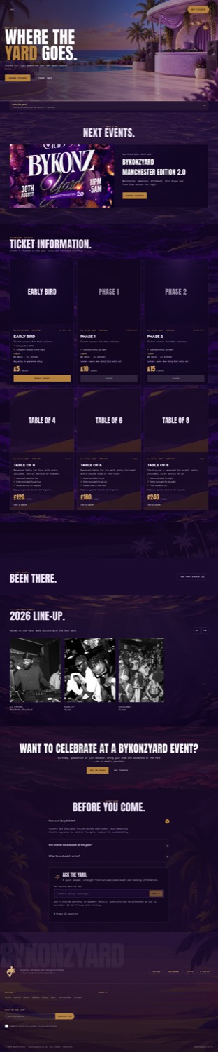 Ticketing & Events